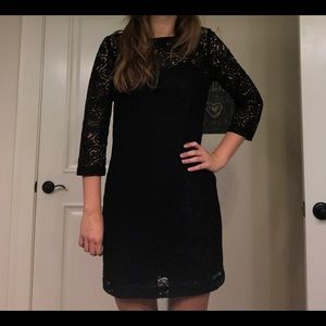 Trina Turk Black Lace Formal Dress
